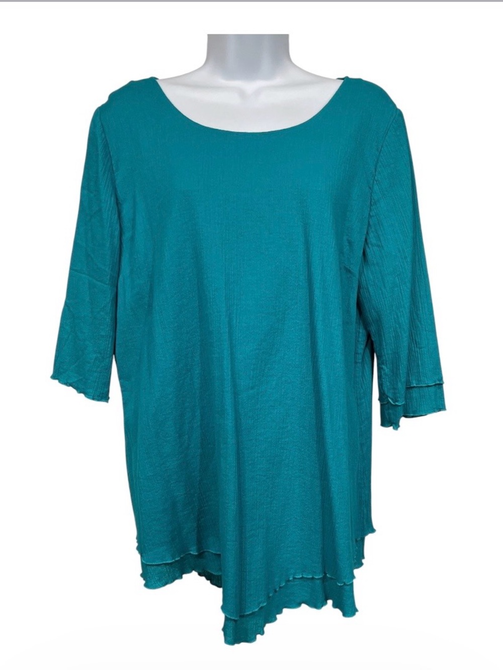 Soft Surroundings Siesta Key Teal top size large